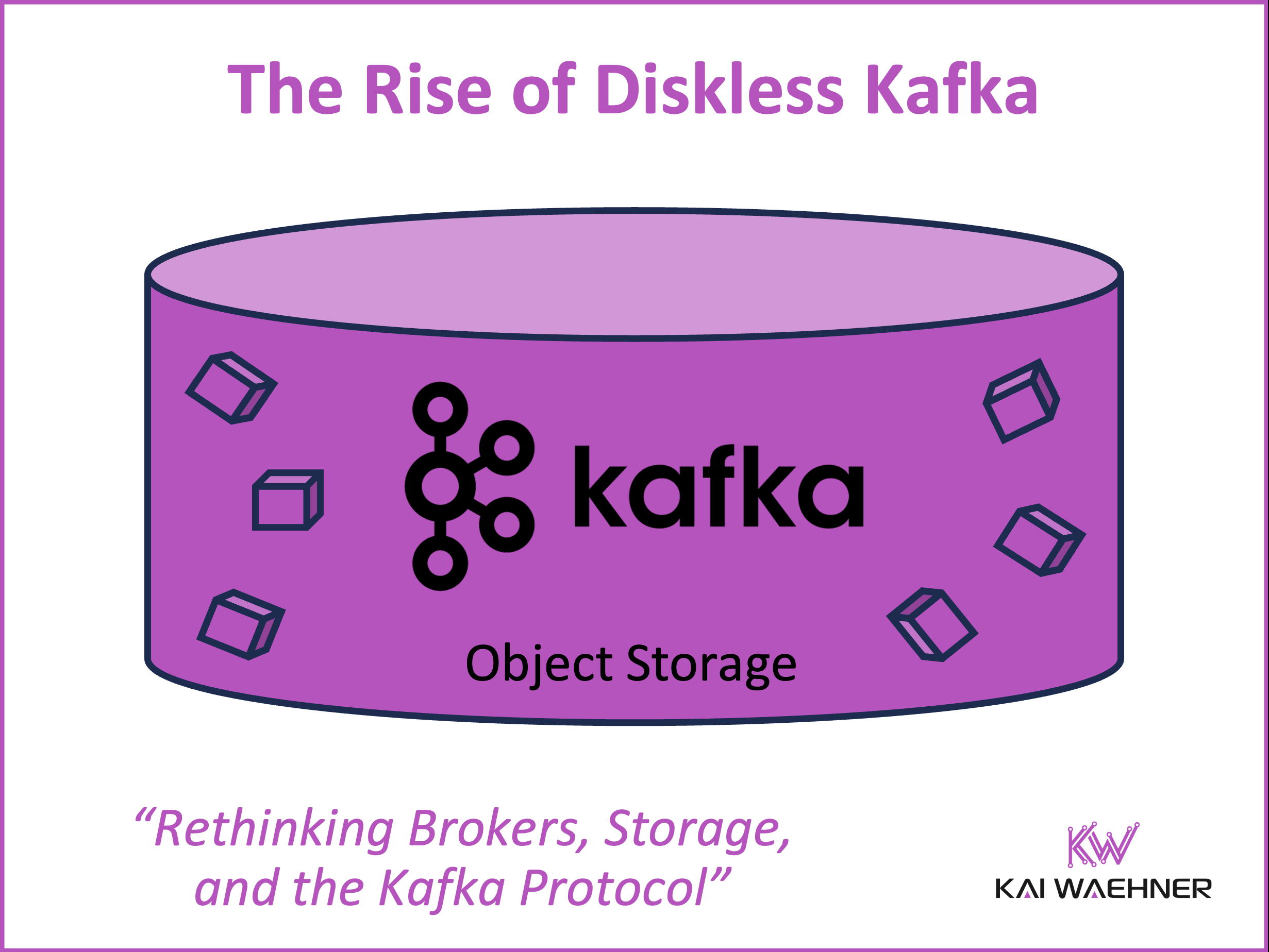 The Rise of Diskless Apache Kafka with Object Storage and No Brokers