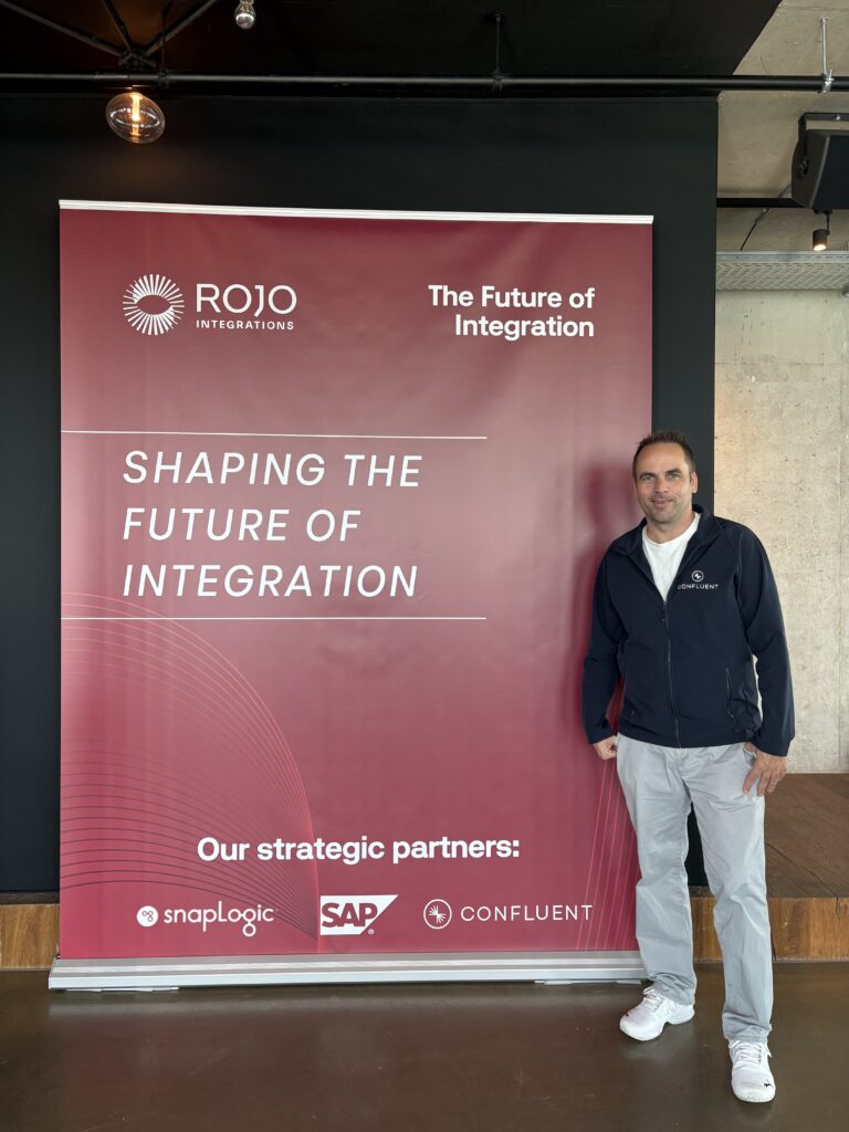 Kai Waehner at the Rojo Integration Event in Amsterdam