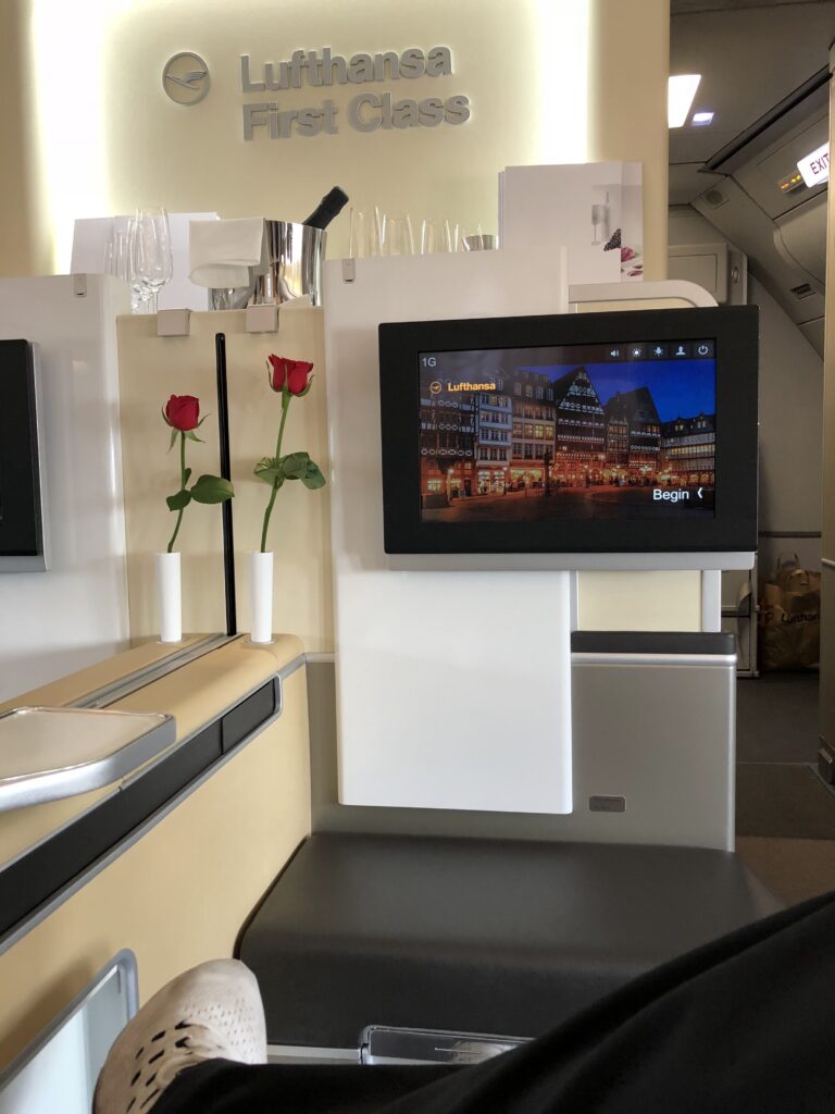 Lufthansa First Class Seat