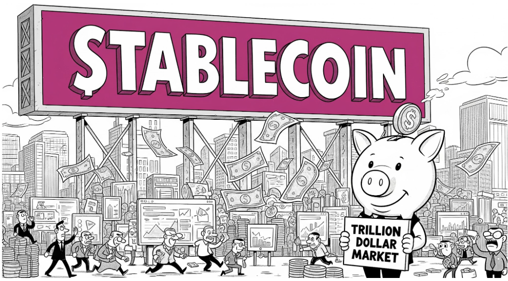 Stablecoin Trillion Dollar Market Cryptocurrency Dollar Euro