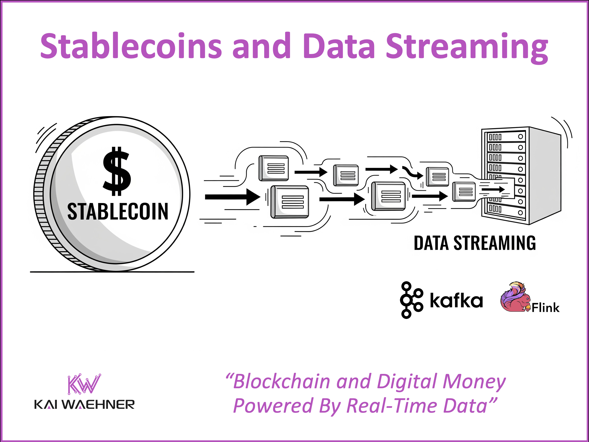 Stablecoins and Data Streaming with Kafka and Flink for Digital Money and Currency USDC USDT Blockchain