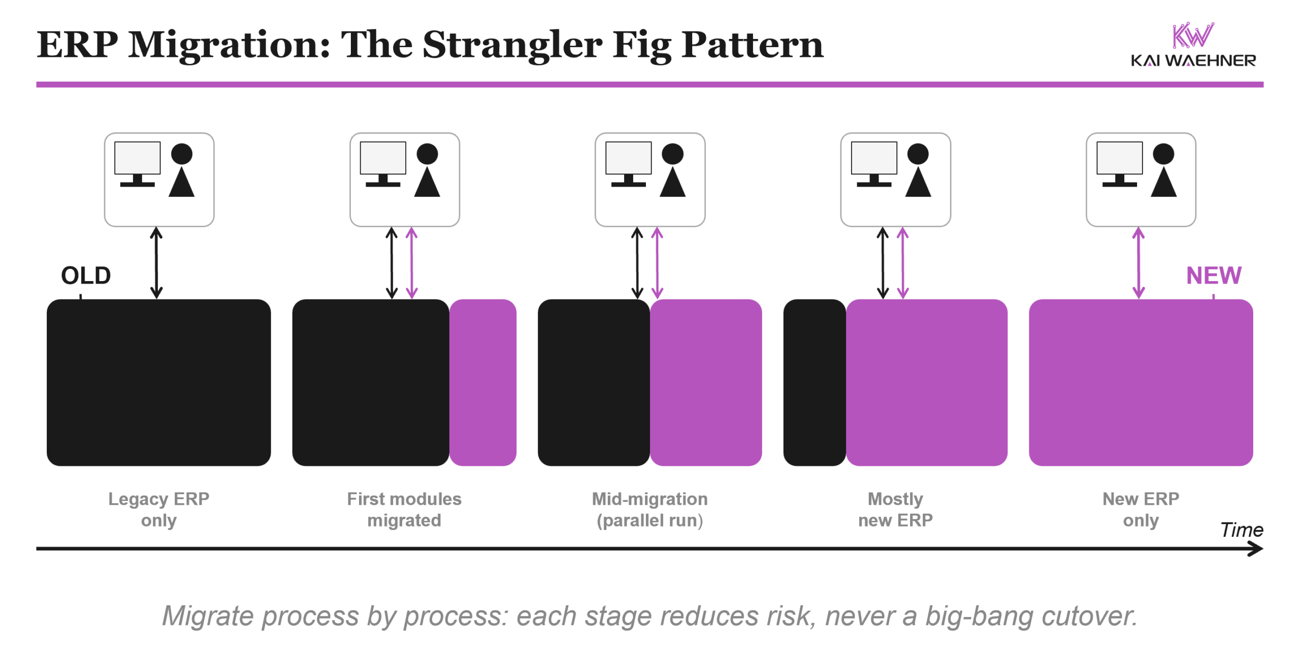 ERP Migration - The Strangler Fig Pattern for SAP ECC S4HANA Et Al